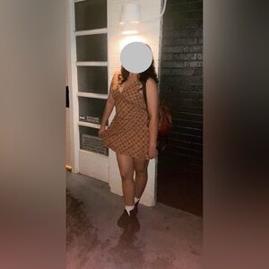 Wild Fable Brown Mini Dress